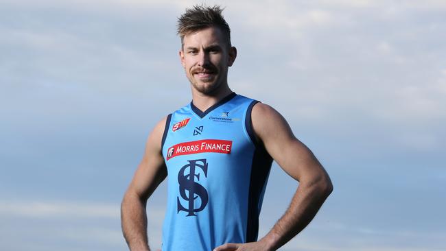 Former Sturt star Rory Taggert should dominate for Mypolonga this season. Picture: Emma Brasier