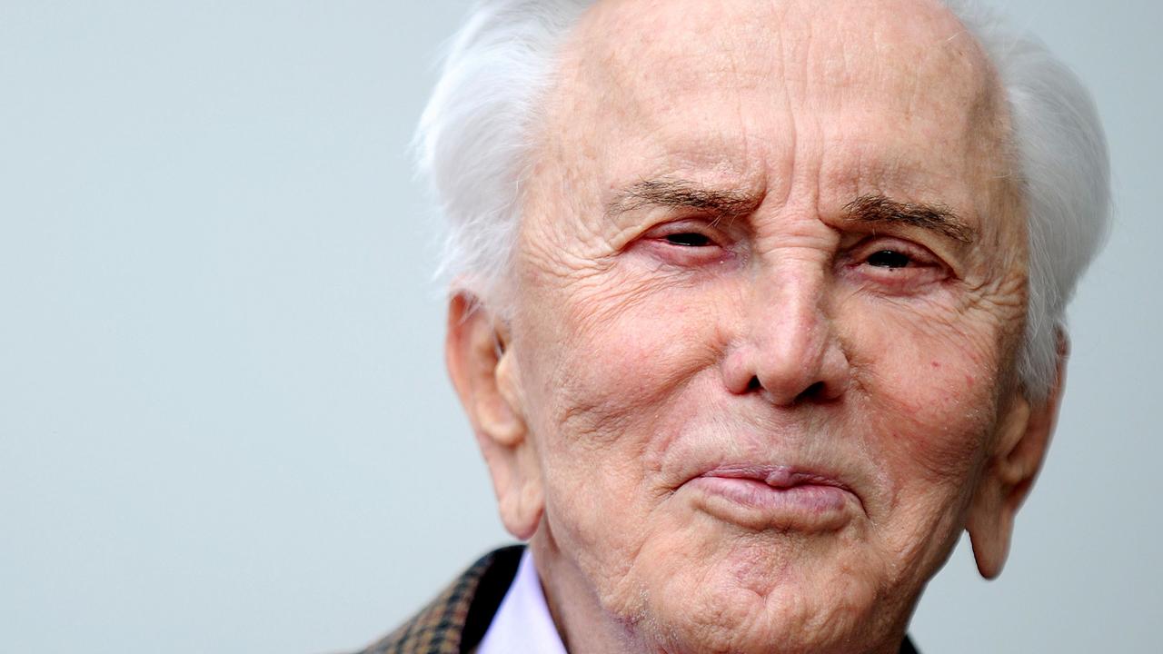 Kirk Douglas attends a ceremony to honor Indian conductor Zubin Mehta in Hollywood, California, 2011. Picture: AFP