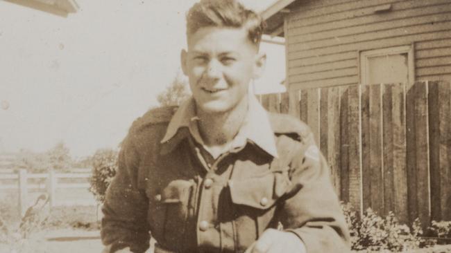 Jack Braidie spent five months serving in New Guinea in 1943. Picture: Tony Gough