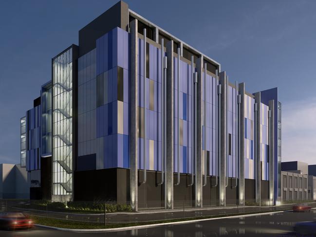 A render of Macquarie Telecom Group's new $80m Intellicentre 3 (IC3) data centre in Sydney. Supplied