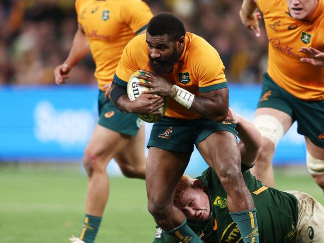 Marika Koroibete should be picked as one of the starting wingers. Picture: Matt King/Getty Images