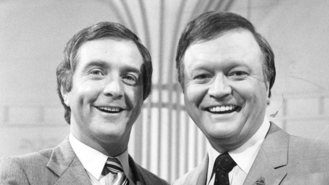 1981. Philip Brady and Bert Newton.