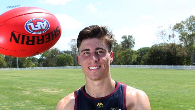 Noah Answerth has made a promising start to his career with Brisbane. Picture: AAP Image/Richard Waugh.