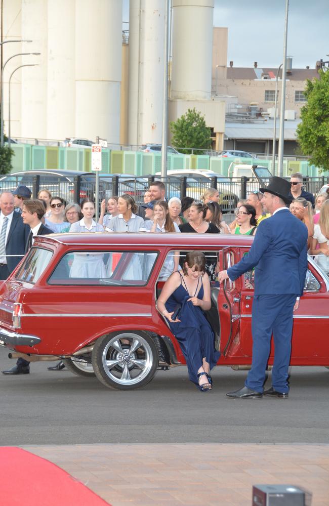 Toowoomba school formals. At the 2023 St Ursula's College formal is graduate Katie Lipp with her partner Cooper Schulz. Picture: Rhylea Millar