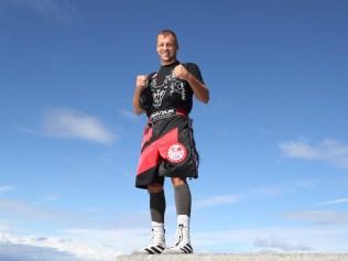 Mairis Briedis has arrived on the Gold Coast at Surfers Paradise ahead of his world title defence against Jai Opetaia.Picture Glenn Hampson