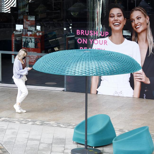 Day 2 in lockdown. Most shops at a deserted Pacific Fair were closed. Picture: Tertius Pickard