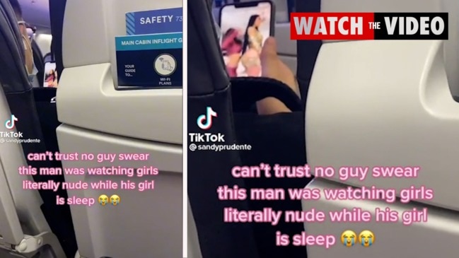 Plane passenger busts man watching porn as girlfriend sleeps | Video |  news.com.au â€” Australia's leading news site