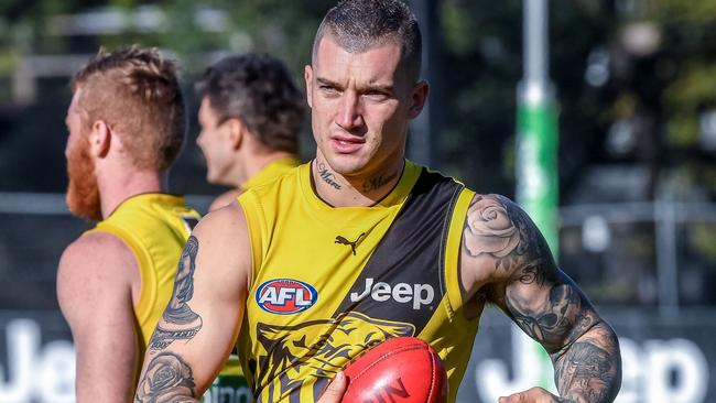 Is Dustin Martin worth the risk for SuperCoach captain this week? Picture: Jake Nowakowski