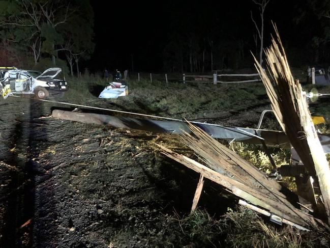 Caprescue transported the seriously injured man to Rockhampton Hospital following a car v power pole incident. Photo: CapRescue