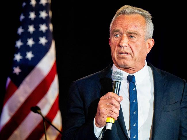 Robert F. Kennedy Jr. speaks to attendees during a campaign rally in May in Austin, Texas. Picture: Brandon Bell/Getty Images/AFP