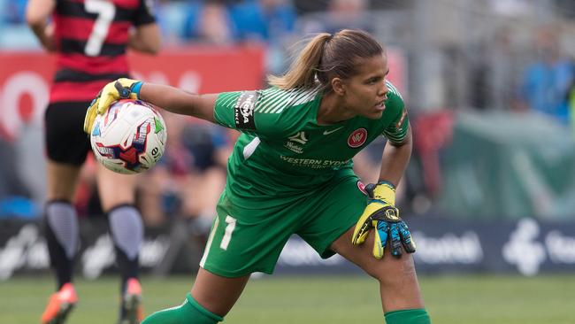 Eighteen-year-old Wanderers goalkeeper Jada Whyman