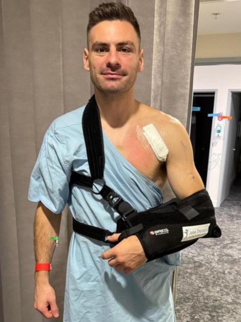 Coniglio is on the mend. Photo: Instagram.