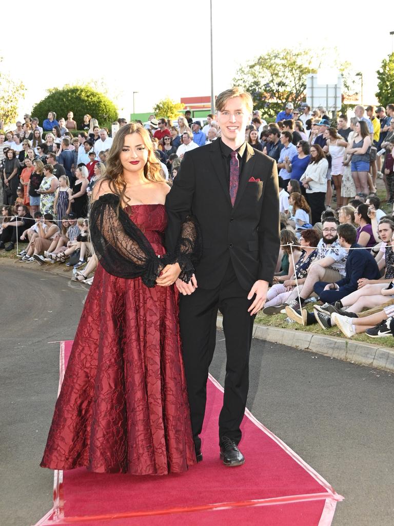 Toowoomba Christian College year 12 formal at Highfileds Cultural Centre. Eden Filbin-Yung and Daniel Garry.