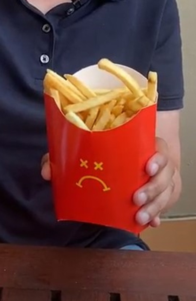 Mr Charlie’s American fries. Picture: news.com.au