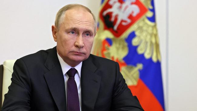 Russian President Vladimir Putin will not be invites to the Queen’s funeral. Picture: AFP