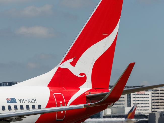 SYDNEY, AUSTRALIA - NewsWire Photos FEBRUARY 22, 2024: Generic photos of QANTAS planes at Sydney Airport today Picture: NCA NewsWire / David Swift