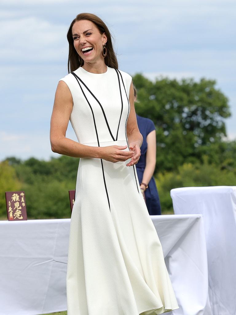 More recently she went to a polo event in a Emilia Wickstead number. Picture: Chris Jackson/Getty Images for TLA Worldwide.