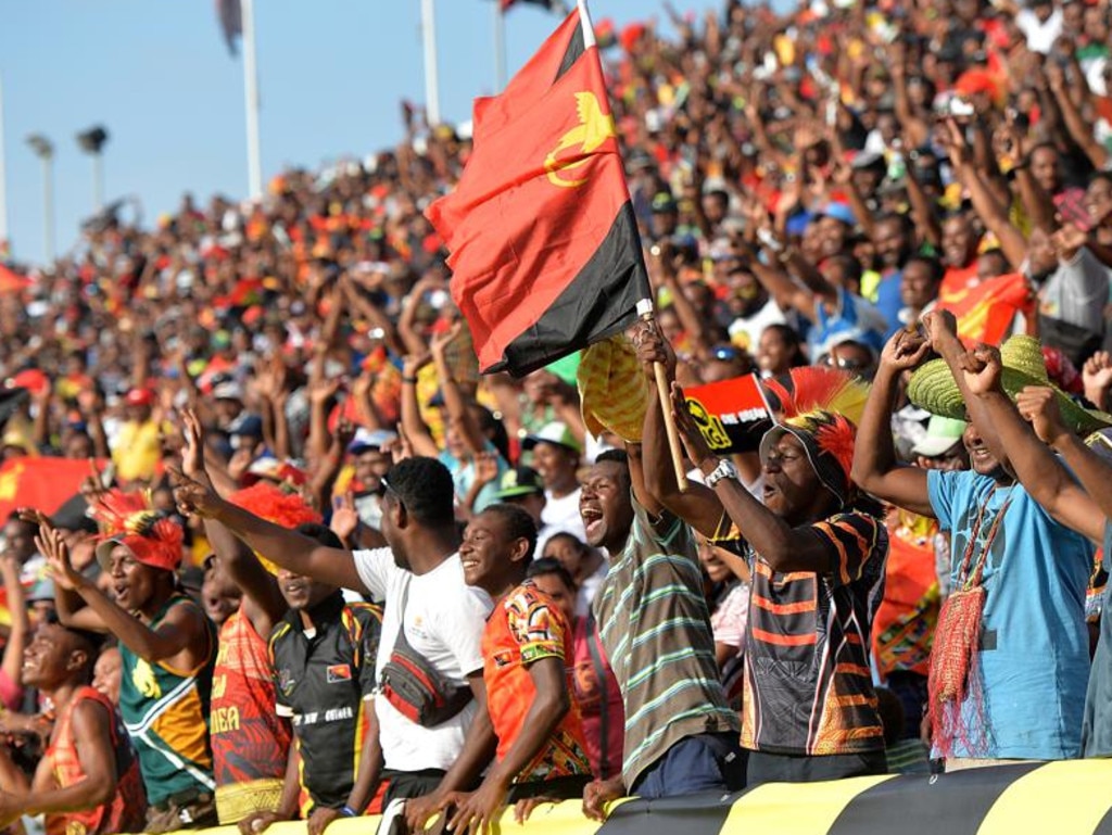 Wapu Sonk believes the Papua New Guinea team could get a million members. Picture: Bradley Kanaris/Getty Images