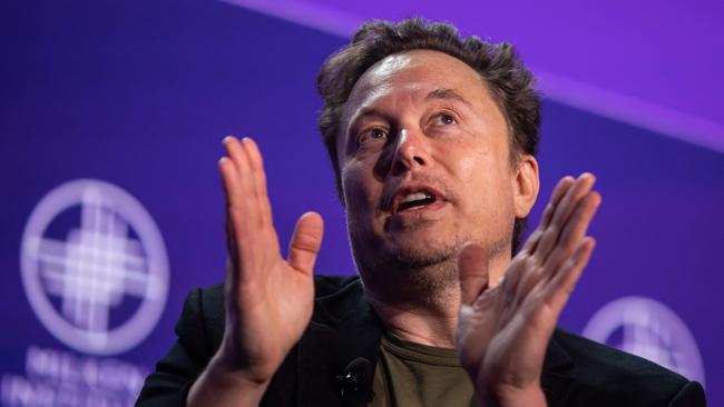 Elon Musk, co-founder of Tesla and SpaceX and owner of X. Picture: Apu Gomes/Getty Images via AFP