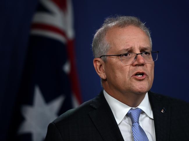 he first rescue flight from India will depart the COVID-ravaged nation on May 15, Prime Minister Scott Morrison has confirmed.. Picture: NCA NewsWire/Bianca De Marchi