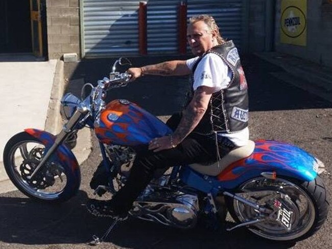 Rebels bikie Danny Mousley had his visa cancelled.