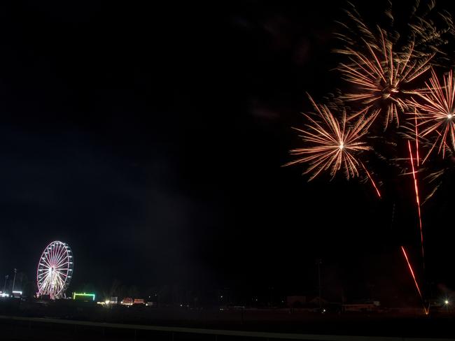 Thursday night ended with a bang at the Mildura Show 2024. Picture: Noel Fisher