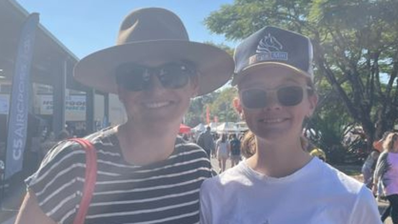 Penny and River Butler at the Sunshine Coast Agricultural Show 2023.