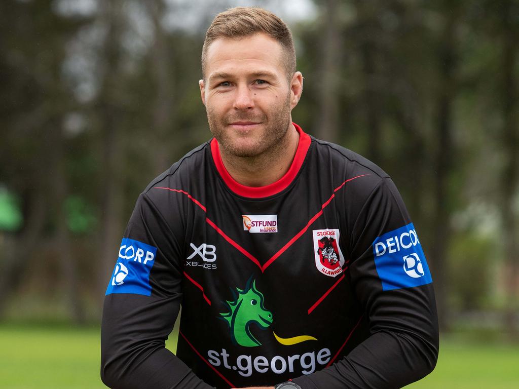 If Trent Merrin can return to anywhere near the form he previously displayed for the Dragons he would be a SuperCoach steal. Picture: Justin Lloyd