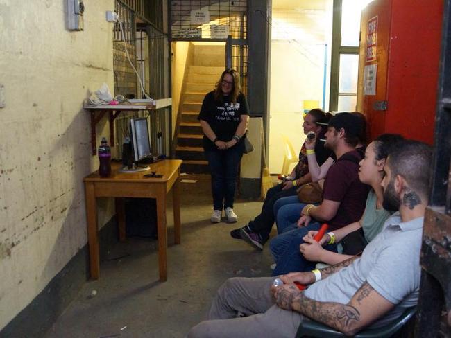 Ms Hitchings at Parramatta Gaol.