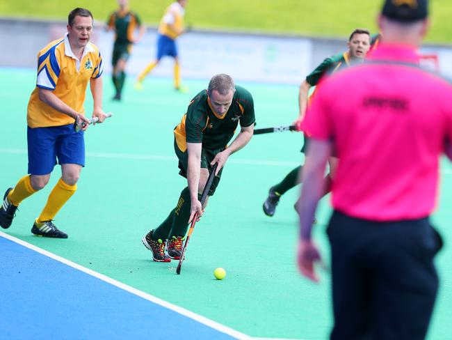 Over 40s Hockey match | Daily Telegraph