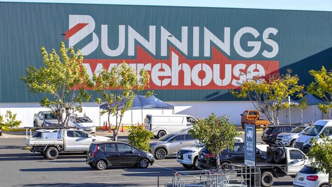 Bunnings Warehouse in Browns Plains is one of 28 stores in greater Brisbane where customers are being asked to wear face masks.