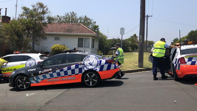 Three teenage school boys are lucky to have escaped without major injuries, after a joyride ended in a serious smash at West Wollongong. Picture: madeline Crittenden