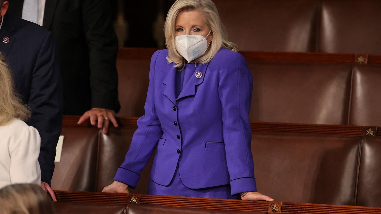 Liz Cheney is an increasingly lonely figure in the Republican Party. Picture: Jonathan Ernst/AFP