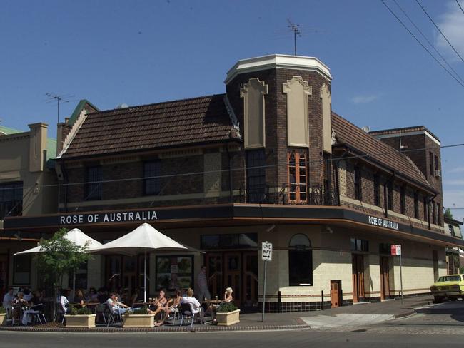 The Rose of Australia Hotel in Erskineville. Picture: Lannon Harley