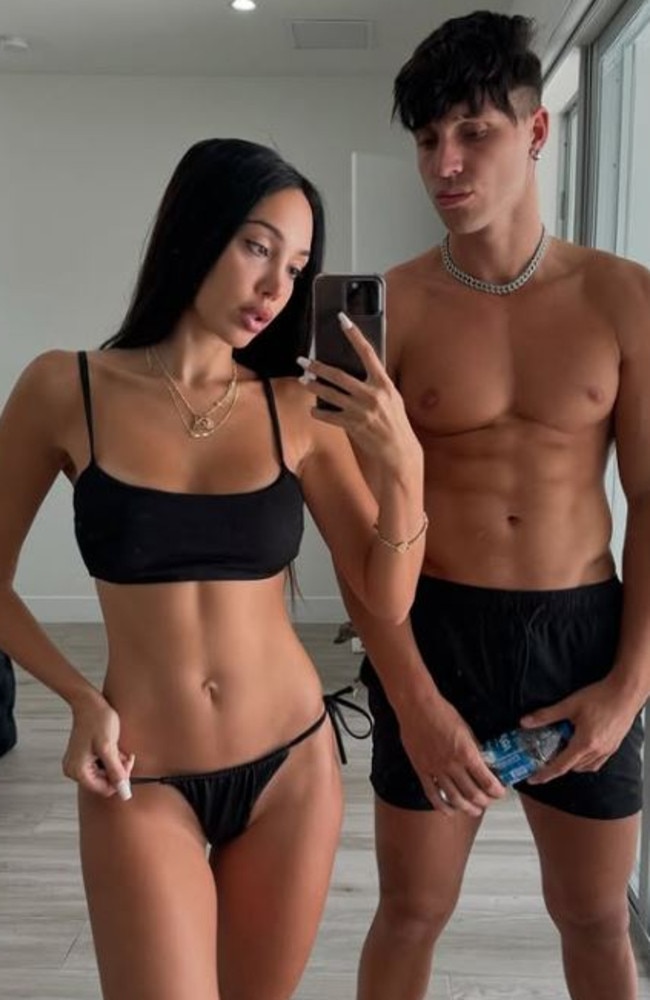 <p>Scarlet Vas and husband Taylor Ricci, who is also her step brother, shared some cozzie pictures. Picture: Instagram/Scarlet Vas</p>