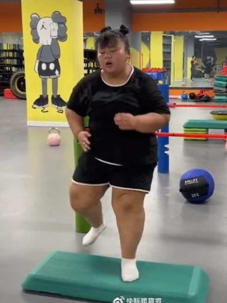 A 21-year-old influencer has died after attempting to shed 90kg as fast as possible at a Chinese weight loss camp. Picture: Weibo