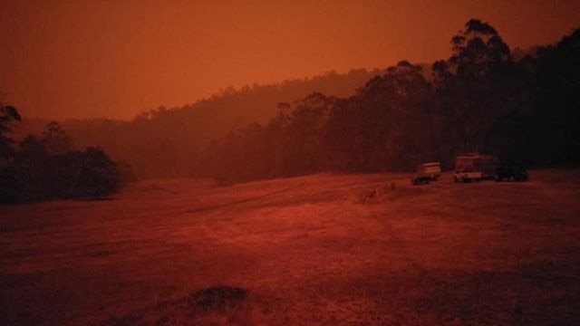 Scenes from Cann River on Wednesday night. Picture: Micheal O’Brian