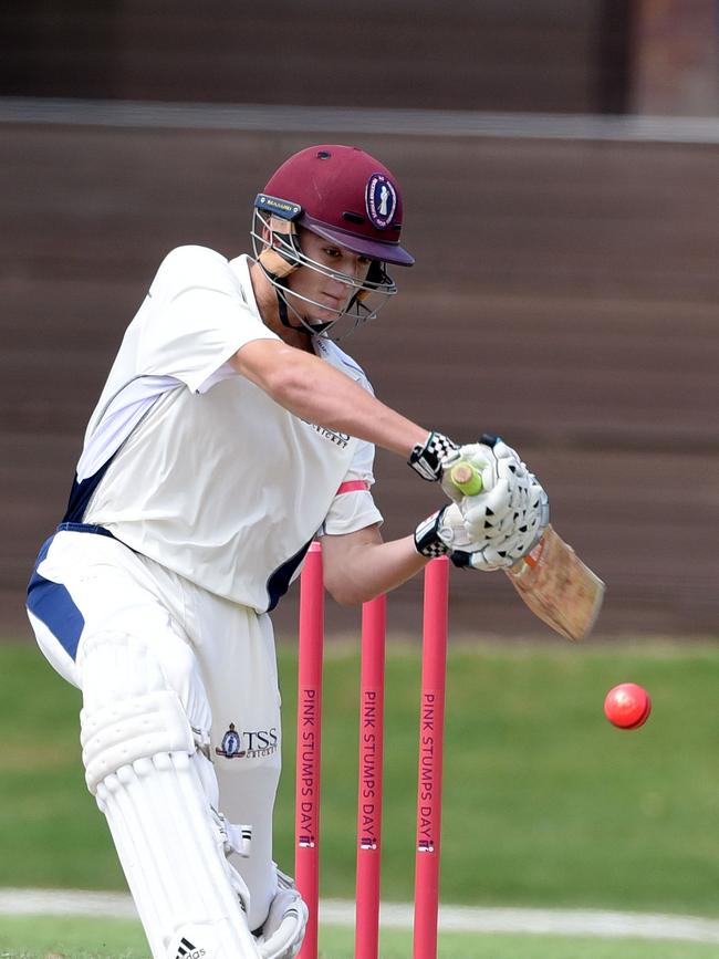 TSS batsman Justin Faber. (Photo/Steve Holland)