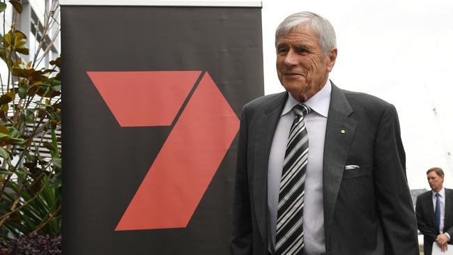 Kerry Stokes is stepping down as chairman of Seven Group. Picture: David Moir