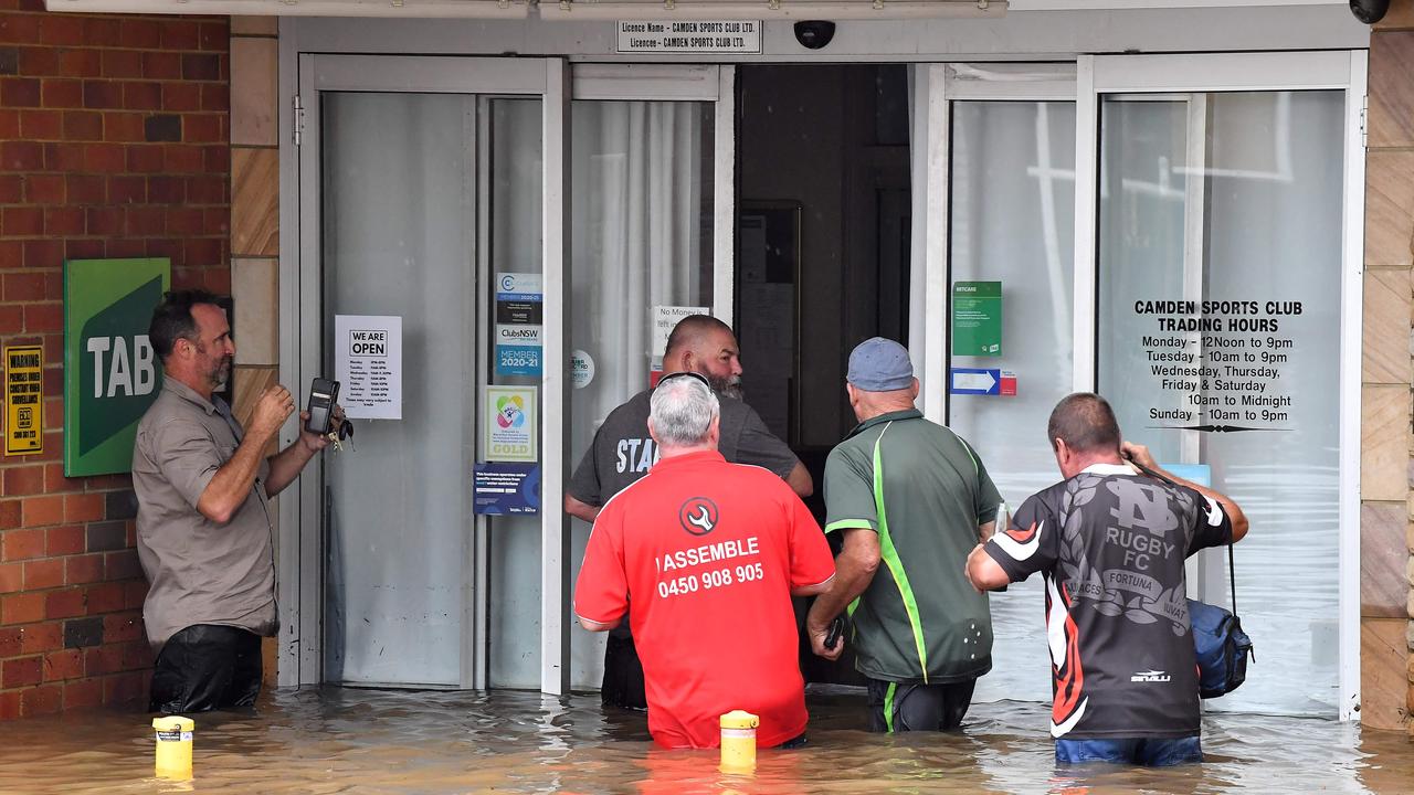 The same club was inundated on March 8. Picture: Muhammad Farooq / AFP