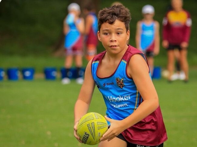 Kopae Wakely of the Hills Junior State Cup Touch Football team. Picture: Kathryn Johnston Photography