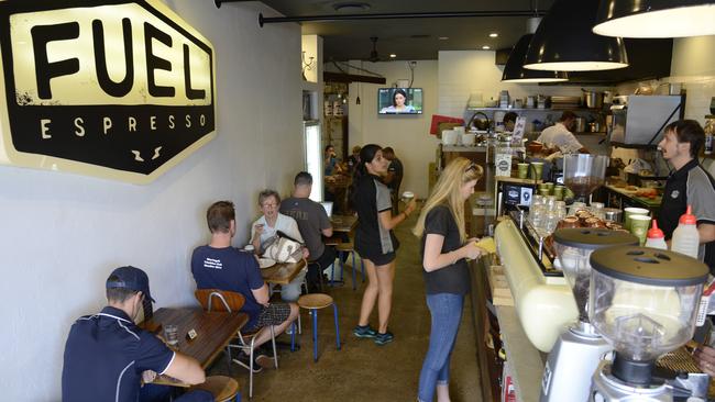 Fuel Espresso at Brookvale, voted by Manly Daily readers as the Best Cafe on the northern beaches. Picture: Troy Snook