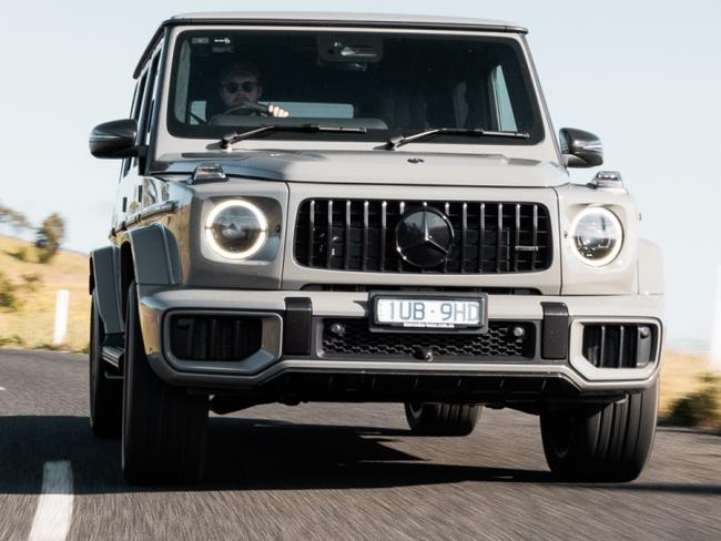 The 2025 Mercedes-AMG G 63. The Mercedes AMG G 63 isn’t just a car, it’s an icon.Born in 1979 as a rugged military vehicle, it has now evolved into the most popular luxury SUV in the world.Everyone from Hollywood stars to technology entrepreneurs drive this car.Its design has kept true to its roots, with its unmistakable boxy silhouette, roaring V8 engine and off-road capability.