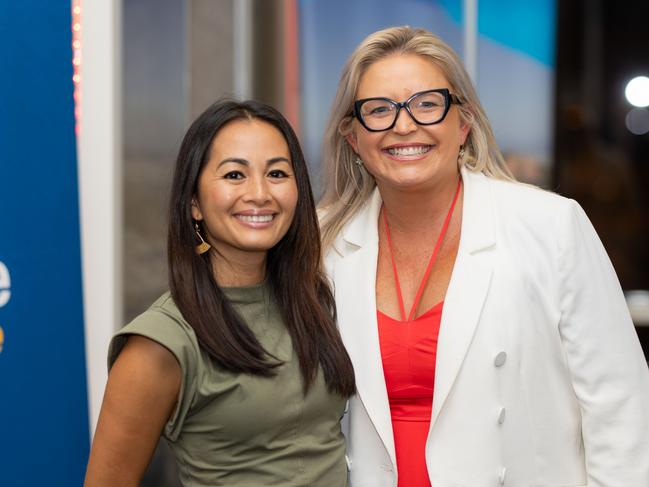 Annie Nguyen and Cassandra Cazzulino at the Smart Precinct NQ’s “On the Counch’ event PHOTOS: Doug Simpson Media