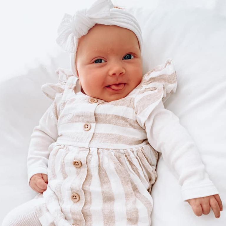 London Everely Rowles, 11 weeks old. Olivia Cunynghame said: "Our little miracle has brought nothing but happiness when you look at her and she lights up with a cheeky smile every time."