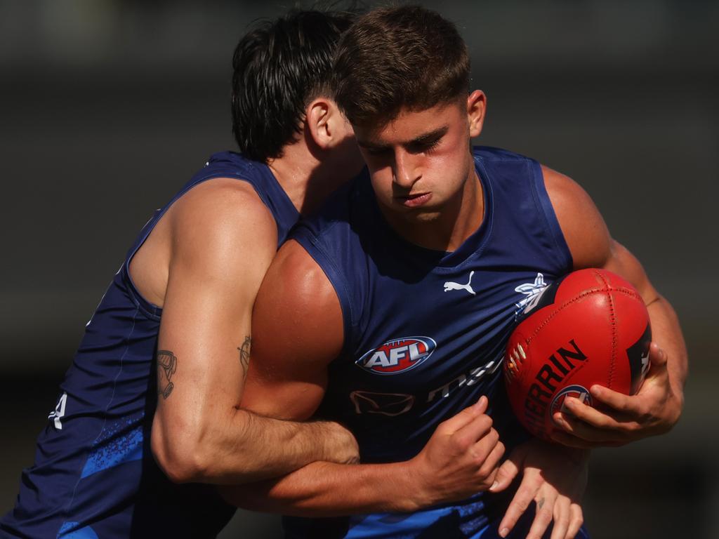 Harry Sheezel had a stack of footy. Picture: Daniel Pockett/Getty Images