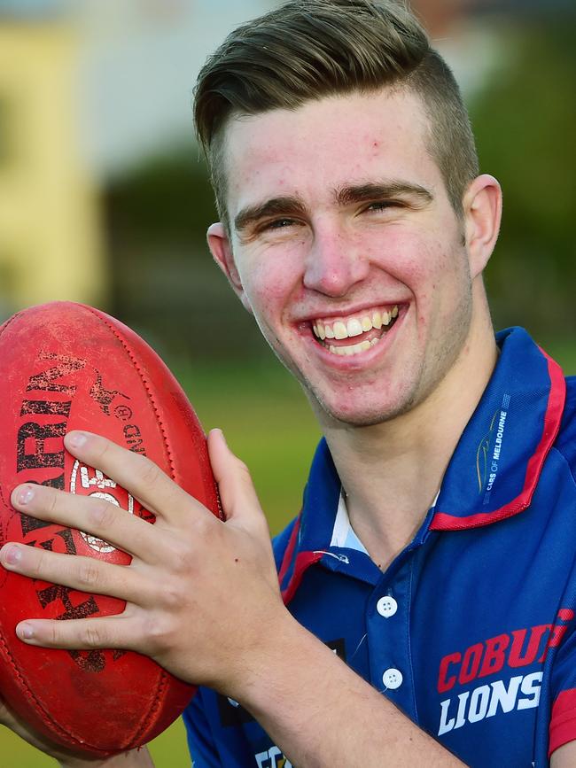 Luke Ryan rocketed onto the radar of AFL clubs after impressing with Coburg. 