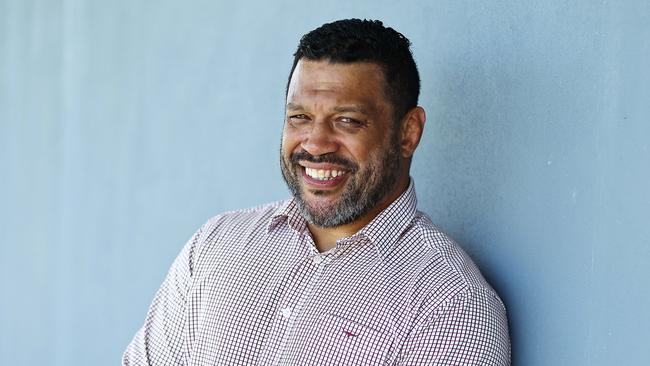 Cairns actor, screenwriter and producer Aaron Fa'aoso says he’s excited at the prospect of entering state politics at the upcoming election. Picture: Brendan Radke.