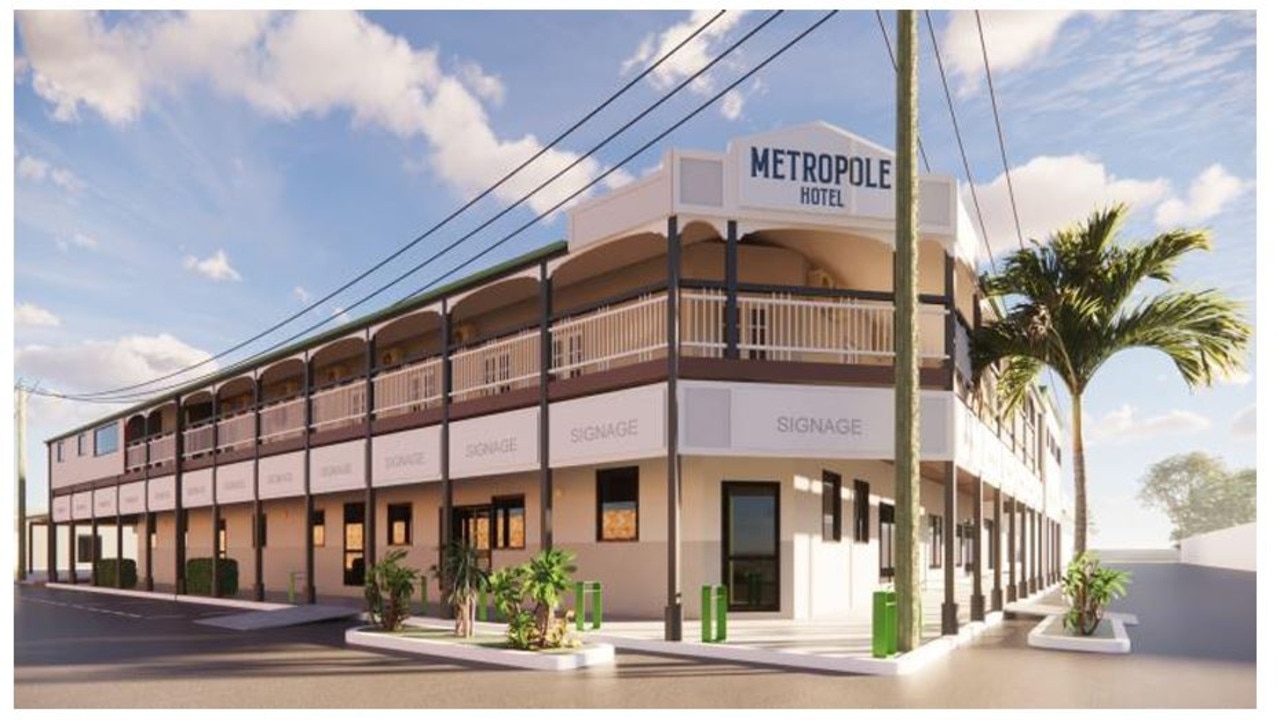 A new facade design has been approved for the Metropole Hotel.