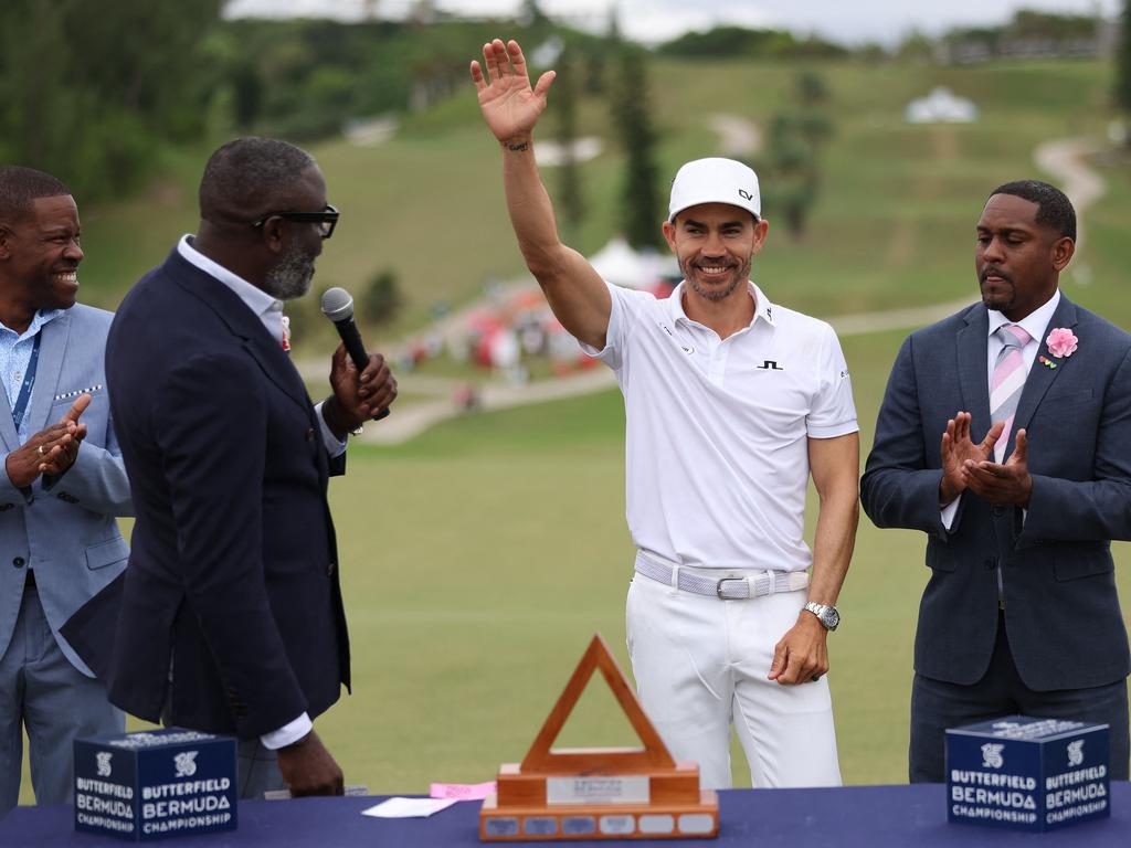 Camilo Villegas’ weekend win has inspired Jhonattan Vegas. Picture: Gregory Shamus/Getty Images/AFP